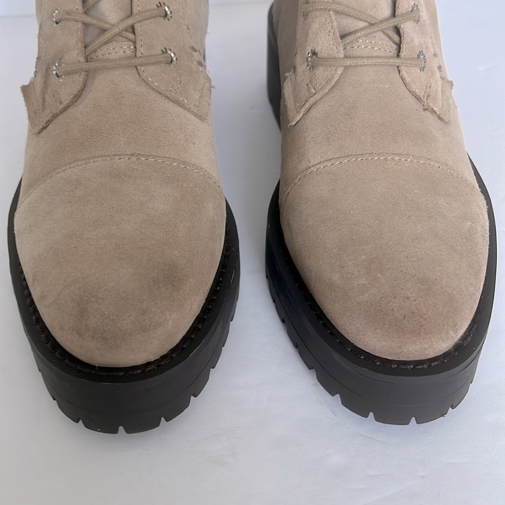Sam Edelman Women's Junip Combat Boot Suede Leather Lug Sole Shoes Size 8.5M New - Picture 8 of 9